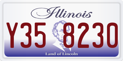IL license plate Y358230