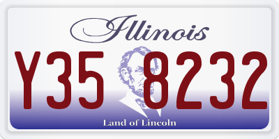 IL license plate Y358232