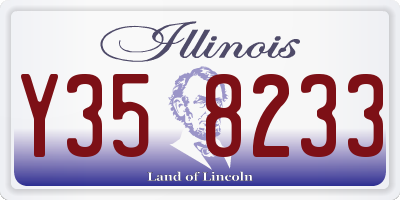 IL license plate Y358233