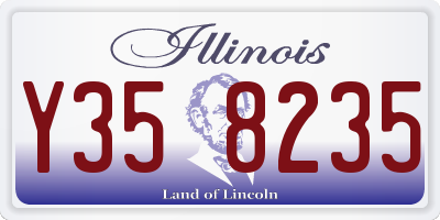 IL license plate Y358235