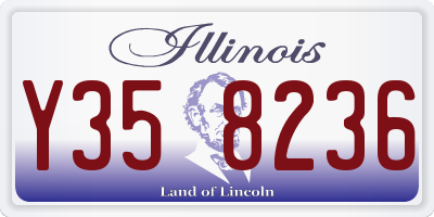 IL license plate Y358236