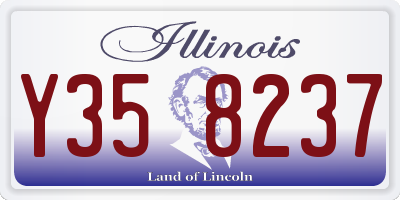 IL license plate Y358237