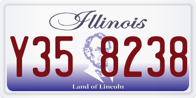 IL license plate Y358238