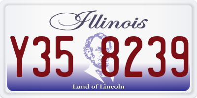 IL license plate Y358239