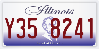 IL license plate Y358241