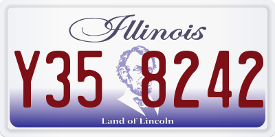 IL license plate Y358242