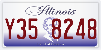 IL license plate Y358248