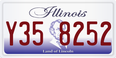 IL license plate Y358252