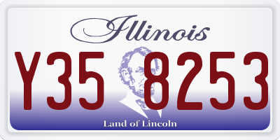 IL license plate Y358253