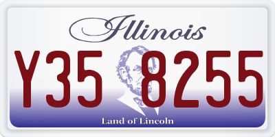 IL license plate Y358255