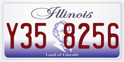 IL license plate Y358256