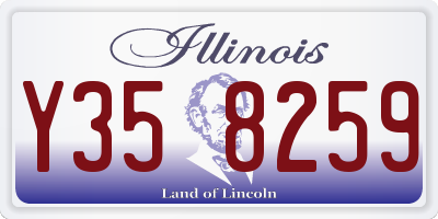 IL license plate Y358259