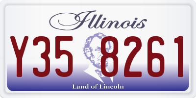 IL license plate Y358261