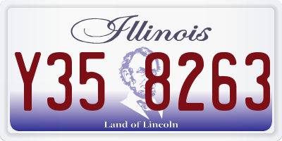 IL license plate Y358263