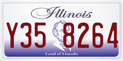 IL license plate Y358264