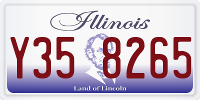 IL license plate Y358265