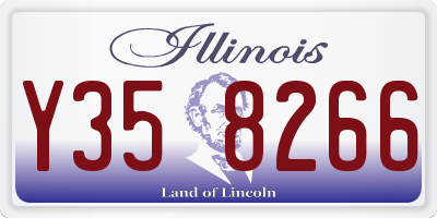 IL license plate Y358266