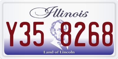 IL license plate Y358268