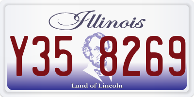 IL license plate Y358269