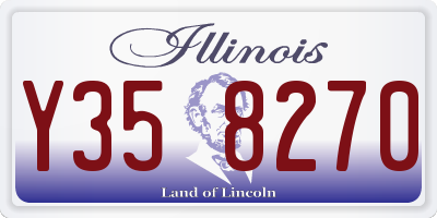 IL license plate Y358270