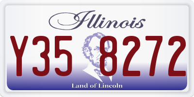 IL license plate Y358272