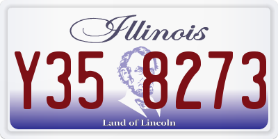 IL license plate Y358273