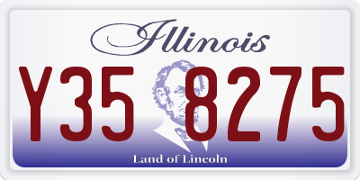 IL license plate Y358275