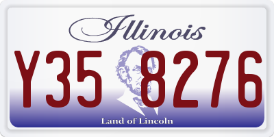 IL license plate Y358276