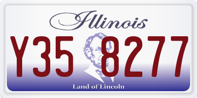 IL license plate Y358277