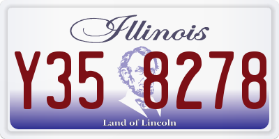 IL license plate Y358278