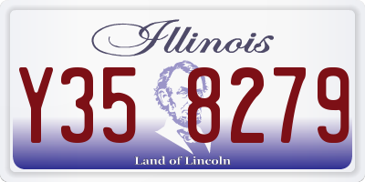 IL license plate Y358279