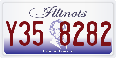 IL license plate Y358282