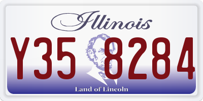 IL license plate Y358284