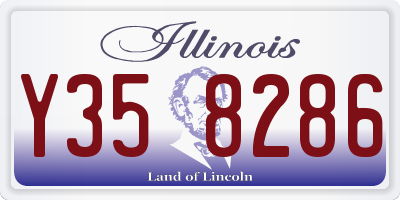 IL license plate Y358286