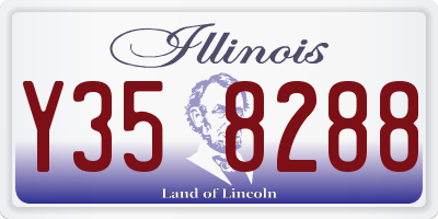 IL license plate Y358288