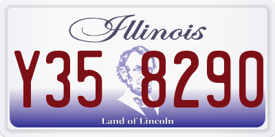 IL license plate Y358290