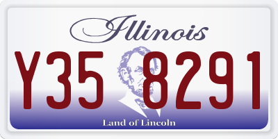 IL license plate Y358291