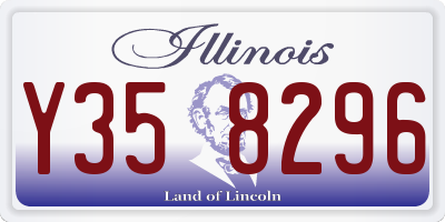 IL license plate Y358296