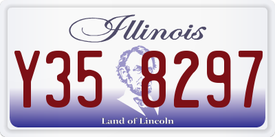 IL license plate Y358297