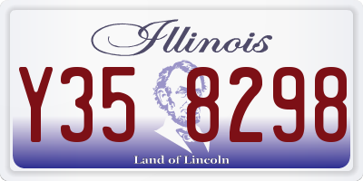 IL license plate Y358298