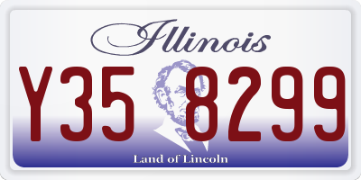 IL license plate Y358299