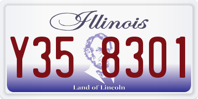 IL license plate Y358301
