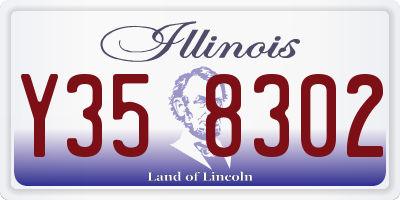IL license plate Y358302