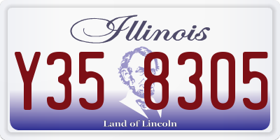 IL license plate Y358305