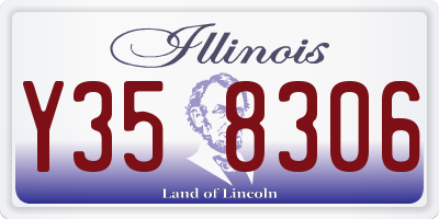 IL license plate Y358306