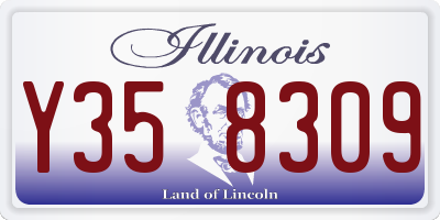 IL license plate Y358309