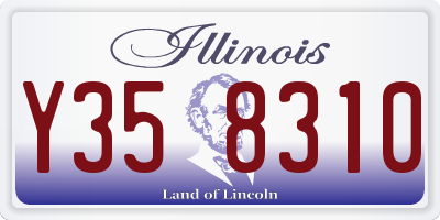 IL license plate Y358310