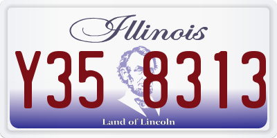 IL license plate Y358313