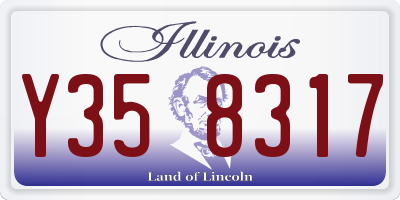 IL license plate Y358317
