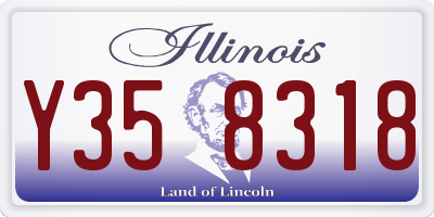 IL license plate Y358318